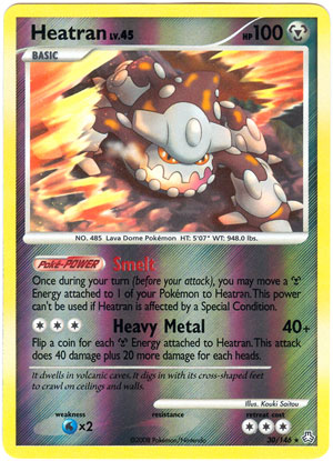 Heatran - 30/146 - Rare - Reverse Holo